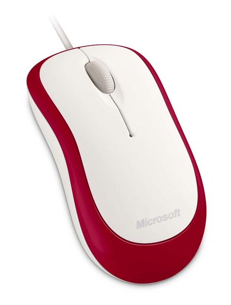 Microsoft Basic Optical Mouse（チェリー レッド）