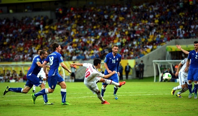コンフェデレーションズ杯、日本3-イタリア4（6月19日）