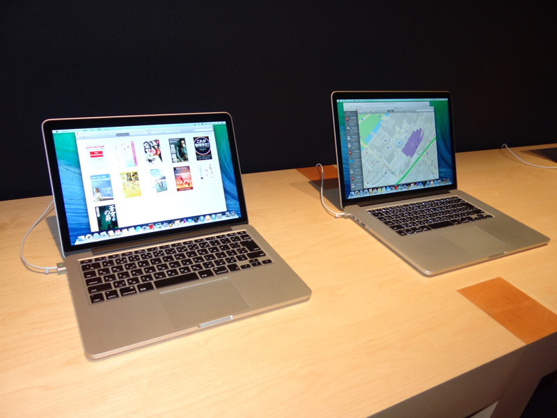 MacBook Pro Retinaディスプレイモデルも一新される