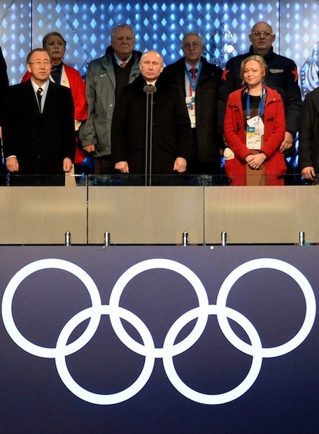 プーチン大統領、ソチ冬季オリンピック開会式　(c) Getty Images