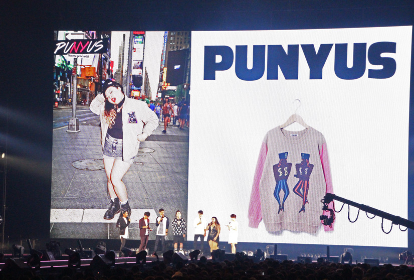 「d fashion」では、「PUNYUS」をはじめとするモデルの衣装を購入可能