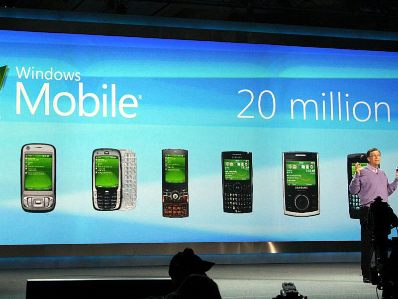 Windows Mobileは2千万本の出荷