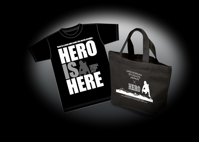 イベント『HERO at ユニバーサル・スタジオ・ジャパン』で販売されるTシャツイメージ
