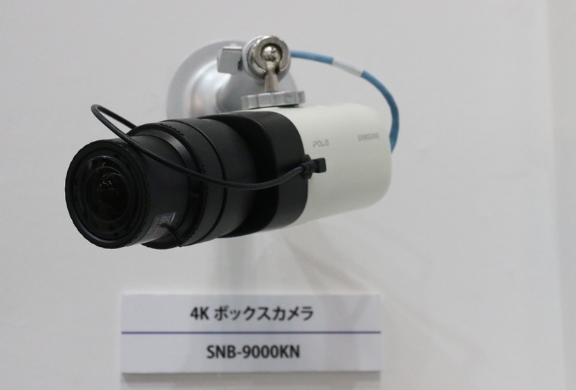 同じく兼松日産農林ブースに展示されていた4K対応ボックスカメラの「SNB-9000KN」（撮影：防犯システム取材班）