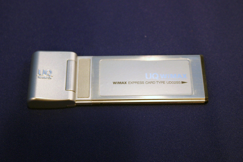 シンセイコーポレーション製ExpressCardタイプ端末「UD02SS」