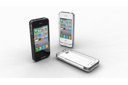 iPhone 4向け、薄型ジャストフィットのバッテリ付き保護ケース 画像