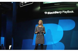 【CES 2011：動画】RIM、「BlackBerry PlayBook」をずらり展示 画像