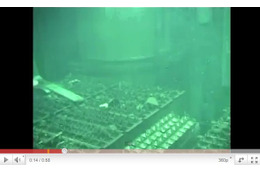 【地震】東京電力、4号機の使用済燃料プールの映像を公開 画像