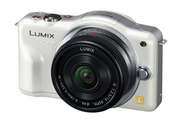 パナソニック、世界最小・最軽量のフラッシュ内蔵レンズ交換式デジタルカメラ「LUMIX DMC-GF3」 画像