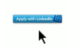 企業への応募時にLinkedInのプロフィールを提出できる「Apply with LinkedIn」 画像