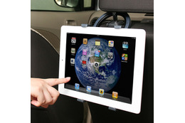iPad/GALAXY Tabなどのタブレット端末を壁掛け使用できるハンドルホルダー 画像