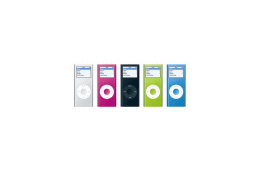 「iPod nano」新モデルはアルミボディー。5色をラインナップし最大8Gバイト 画像