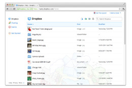 Dropboxがウェブ版のデザイン一新、写真の閲覧も可能に
