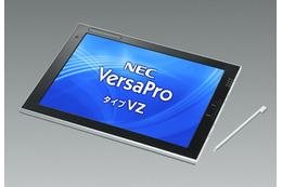 NEC、Windows 7 ProfessionalとデュアルコアCPU搭載の12.1型タブレットPC 画像