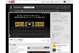 シマンテック、YouTubeに日本語チャンネルを開設……ネット脅威の最新動向を紹介 画像