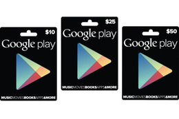 Google Playで使えるギフトカード「Google Play Gift Card」が登場 画像