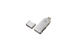 サンワサプライ、SD/microSDを同時認識するカードリーダー/ライター——SDHCの8GBにも対応 画像