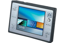 ソニー、キーボードレスで約550gを実現したWindows XP搭載ノート「VAIO type U」 画像