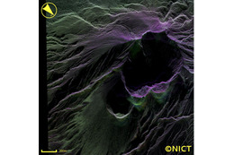 上空9,000mから桜島を緊急観測……NICT、高分解能映像レーダ「Pi-SAR2」活用 画像