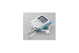 エレコム、コード巻き取れる第3世代iPod nano用レザージャケット——液晶保護フィルム付き 画像