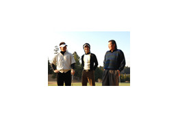 松坂のパワーにハニカミ王子も唖然！　夢のゴルフ対決 画像
