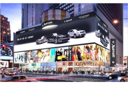 三菱電機、NYタイムズスクエアに世界最大の4Kビジョン 画像