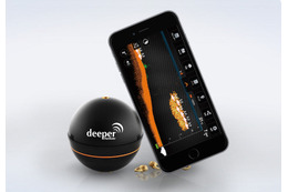 iPhoneやスマホをモニターにできるワイヤレス魚群探知機「Deeper」 画像