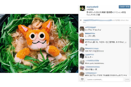 篠田麻里子のキャラ飯“ジバニャン”にファンが総ツッコミ……「なにかが惜しい笑」 画像