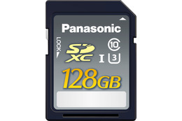 【SS2015速報リポート034】パナソニック、 防犯カメラでも使える「業務用SDカード」に大容量128GBモデルが登場 画像