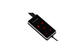 USB端子を装備するiPod用タッチセンサーリモコン——カナル型イヤホン同梱で実売4,980円 画像
