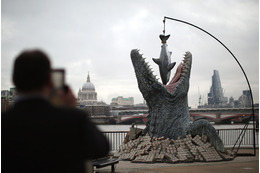 ロンドンにモササウルス?!　 『ジュラシック・ワールド』を再現 画像