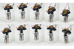 ディズニーの研究部門がティガーのようにホッピングする一本足ロボットを開発 画像
