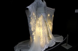 接着剤で“光るドレス”を実現、その仕組みは？……ウェアラブルEXPO 画像