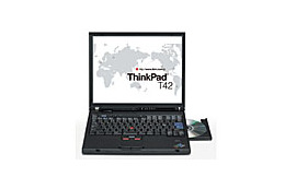 日本IBM、指紋センサー搭載の「ThinkPad T42」など、ThinkPadの新製品6機種70モデル 画像