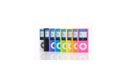 8色カラバリの第4世代iPod nano用のシリコンケース——実売980円 画像