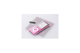 iPod nano用クリスタルケース、イヤホンケーブルの巻きつけが可能なスタンド付き 画像