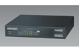 オムロン、スループット92M・VPN対応の高性能ルータ「MR104DV」を発表 画像