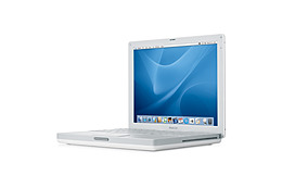 アップル、緊急モーションセンサー搭載の新型「iBook G4」が119,800円から 画像