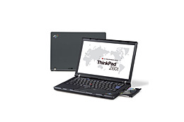 レノボ、同社初のワイド液晶搭載ノートPC「ThinkPad Z60t/Z60m」　CFRP採用モデルも 画像
