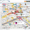 つぶやき表示のサンプル（東京都渋谷区渋谷2丁目の地図） | マピオン