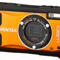 PENTAX Optio W90のシャイニーオレンジ