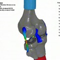 人体モデル開発例 膝の曲げ試験