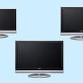 LCD-H26MX60（左）、LCD-H37MX60（中）、LCD-H32MX60（右）