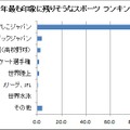 今年もっとも印象に残りそうなスポーツは？