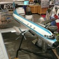 所沢航空発祥記念館のブースで見かけたYS-11輸送機のモデル
