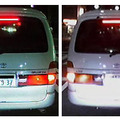 WDRありで白とび・黒つぶれを抑えた映像（左）とWDRなしの映像（右）の違い