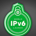 「World IPv6 Launch」ロゴ（バッジ）
