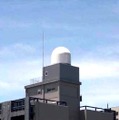 大阪大学に設置されたフェーズドアレイレーダー