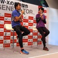 ウルトラマラソンで活躍する岡部真由美氏（右）と岩本能史氏。