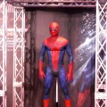 撮影で使用したスパイダーマンコスチューム